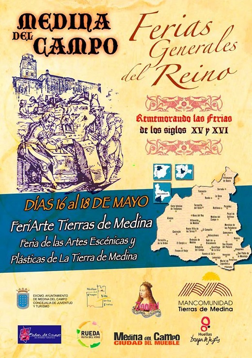Cartel I FeriaArte Tierras de Medina